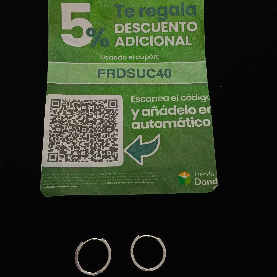 ARETES ARRACADAS FIG TORNILLOS PLATA .925 2.63 GR (NUEVO)