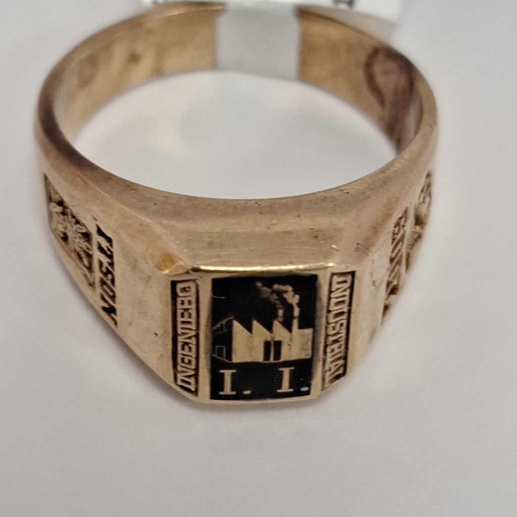 ANILLO DE GRADUACIÓN ORO 8 K 8.4 GRMS (SEMINUEVO)