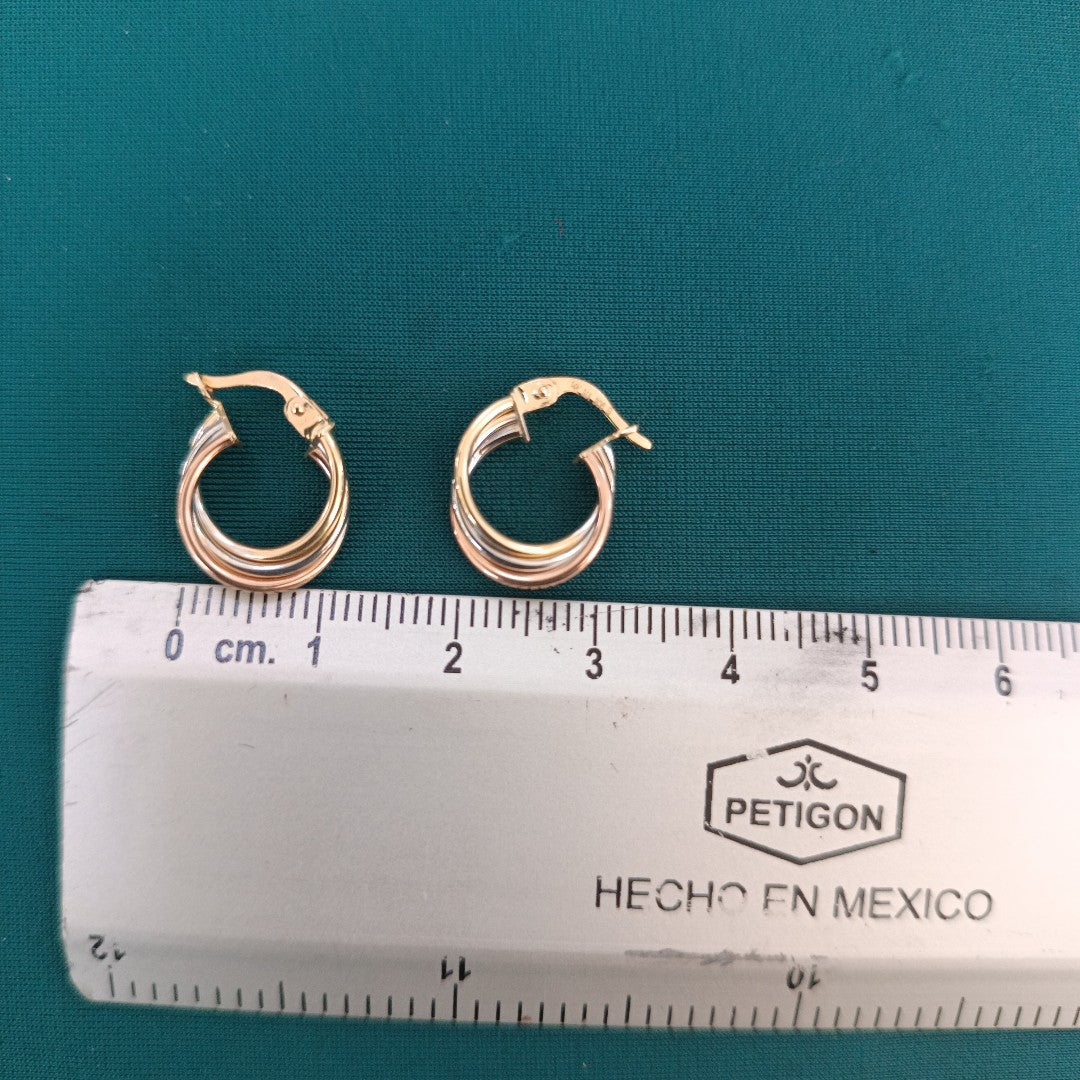 ARRACADAS ORO 14K 1.4 (NUEVO)