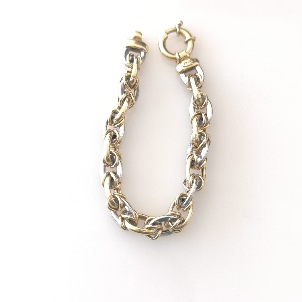 CADENA,PULSERA ORO 14 K 14,10 GRMS (SEMINUEVO)
