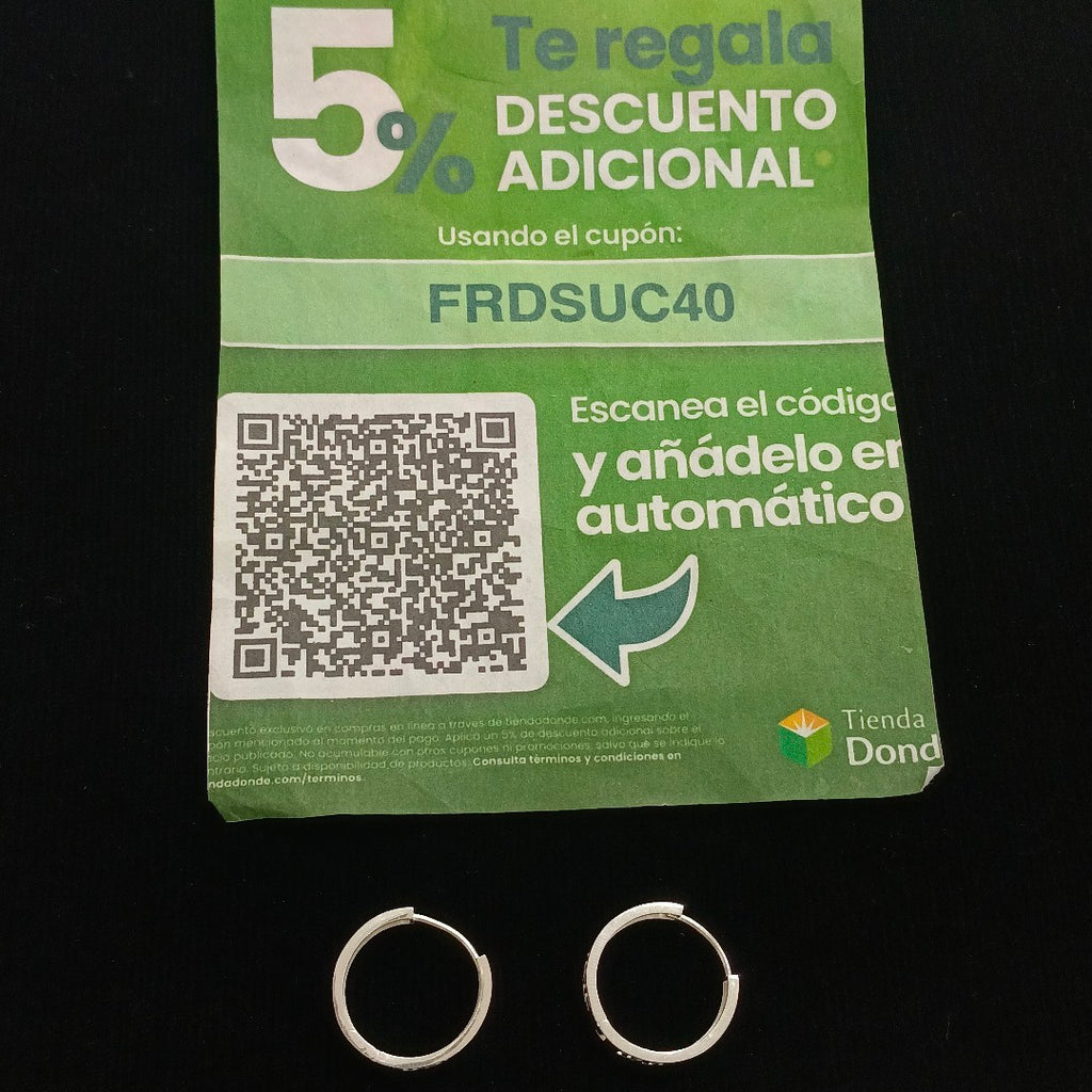 ARETES ARRACADAS GRECAS PLATA .925 4.13 GR (NUEVO)