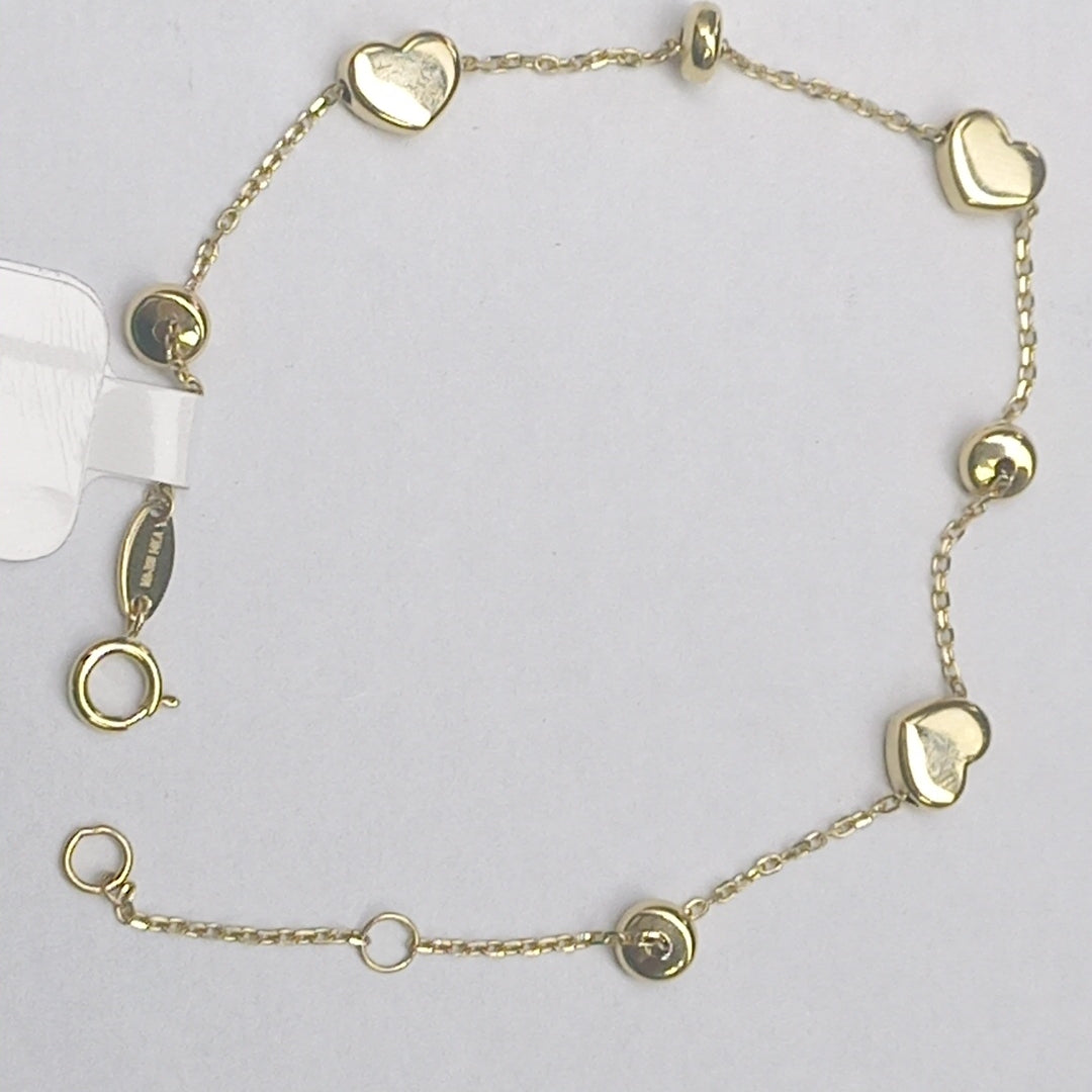 PULSERAS DAMA ORO 14K 1.3 (NUEVO)