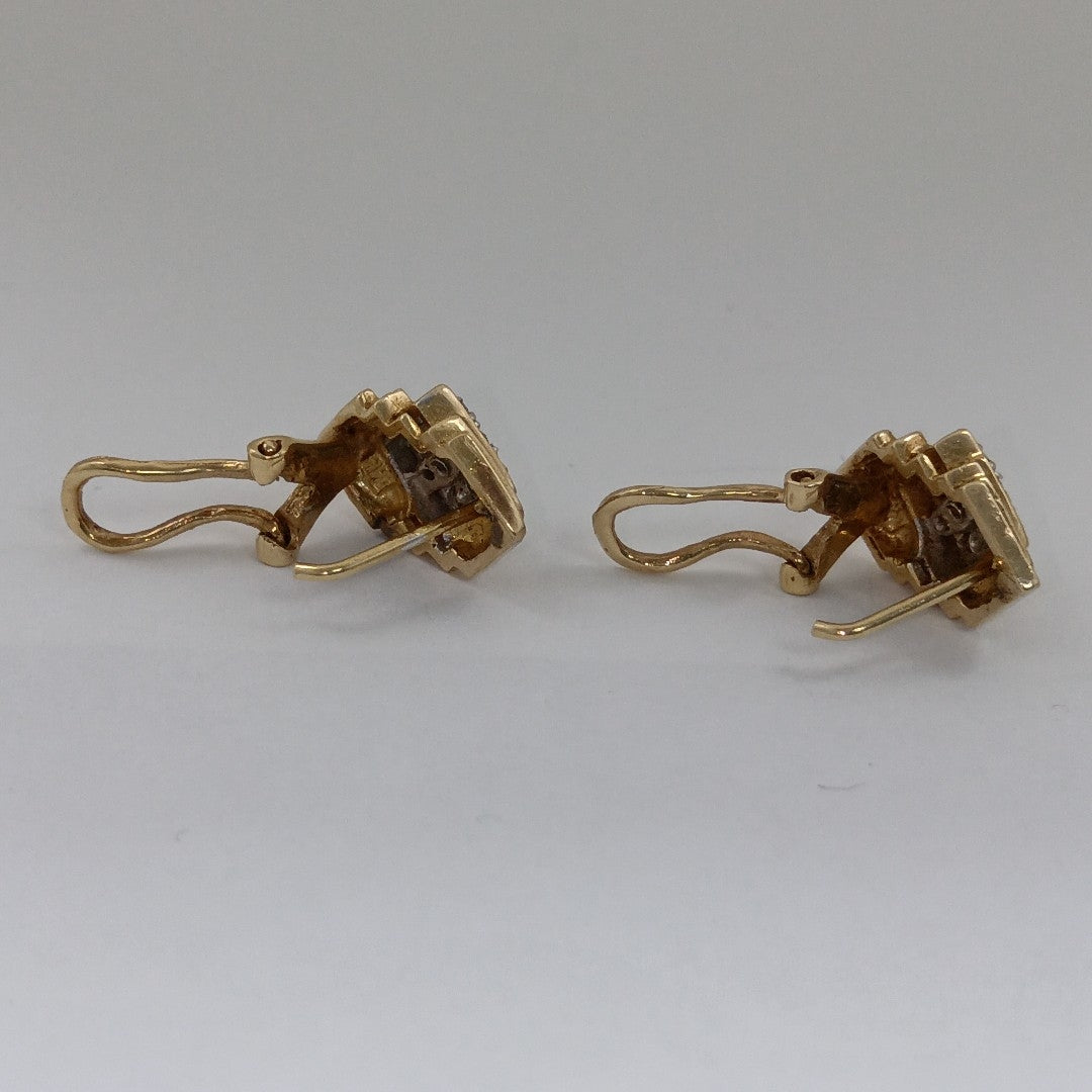 ARETES PAR ORO 14 K 5.6 GRMS (SEMINUEVO)