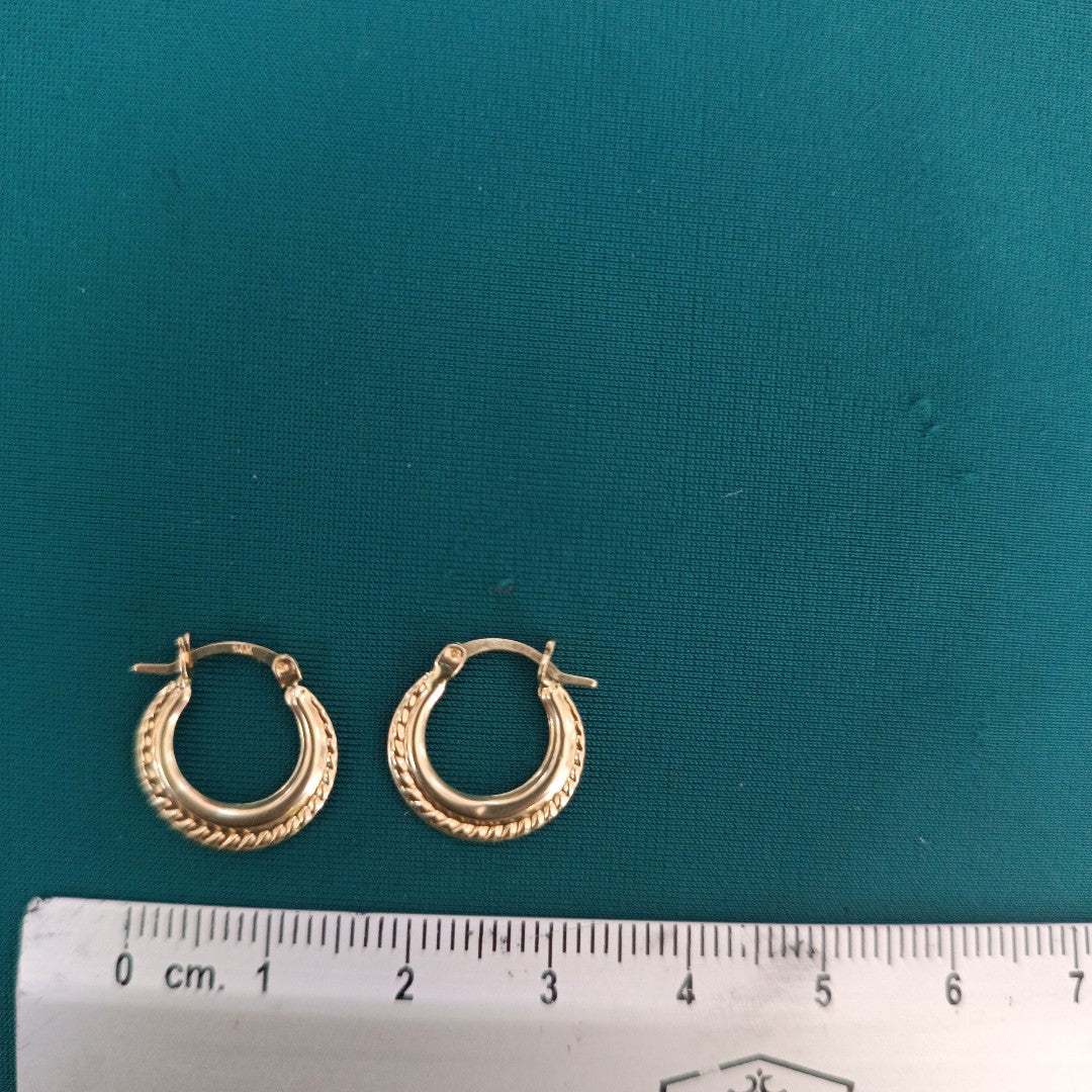 ARRACADAS ORO 14K 0.7 (NUEVO)