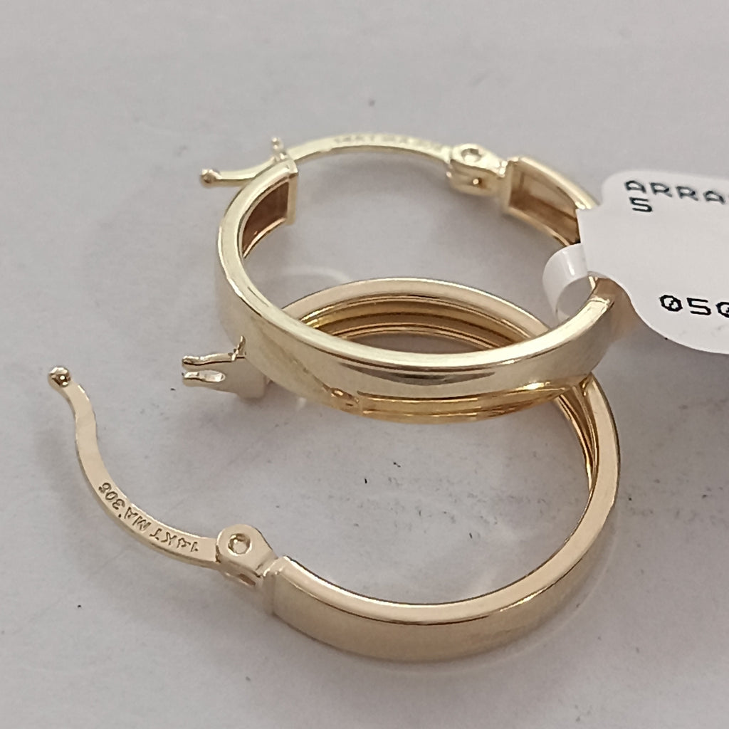ARRACADAS ORO 14K 1.5 (NUEVO)