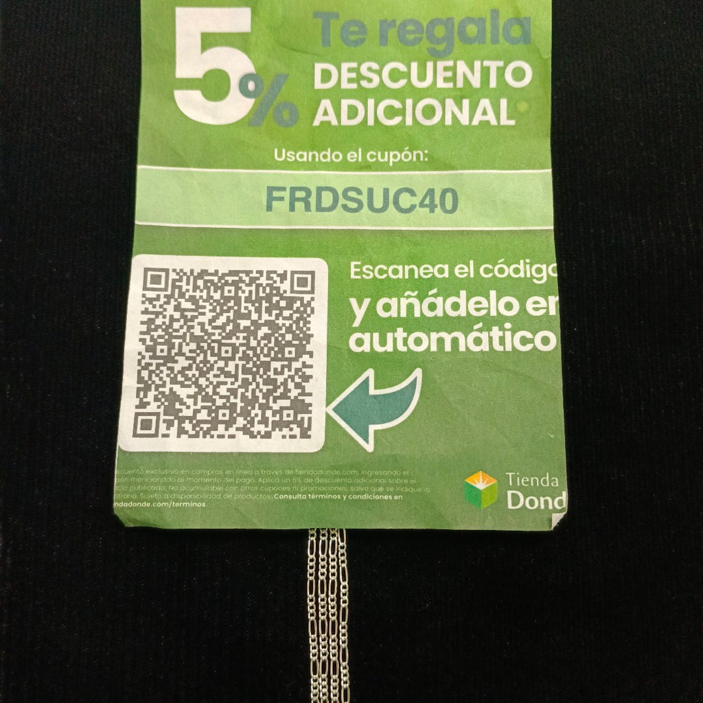 CADENA 3X1 PLATA .925 55 CM 3.42 GR (NUEVO)