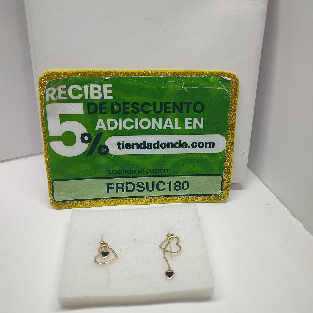 ARETES PAR ORO 14 K 1,50 GRMS (SEMINUEVO)