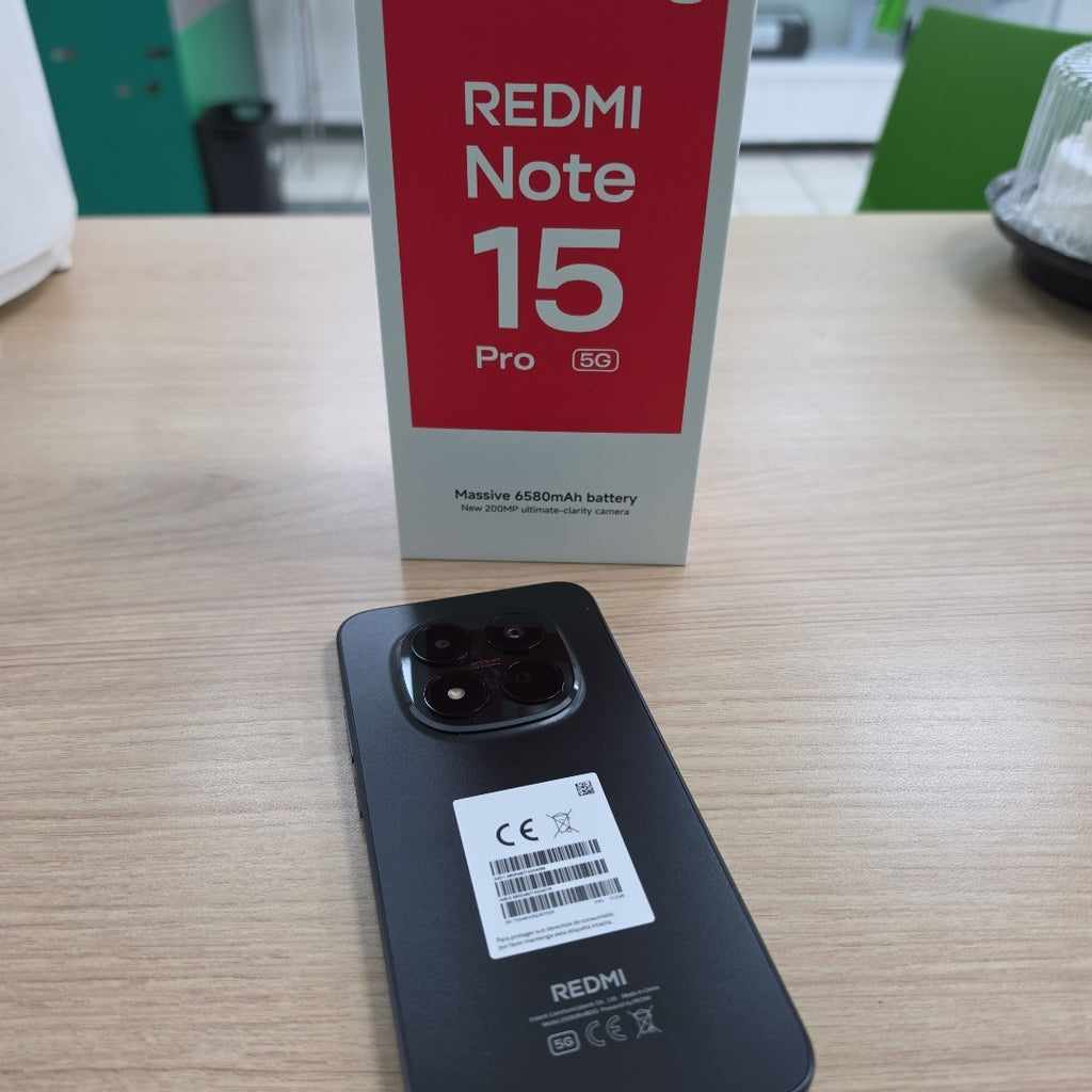 CELULAR XIAOMI REDMI NOTE 15 PRO 5G 25080RABDG (2026) 512 GB 8 GB RAM (SEMINUEVO)