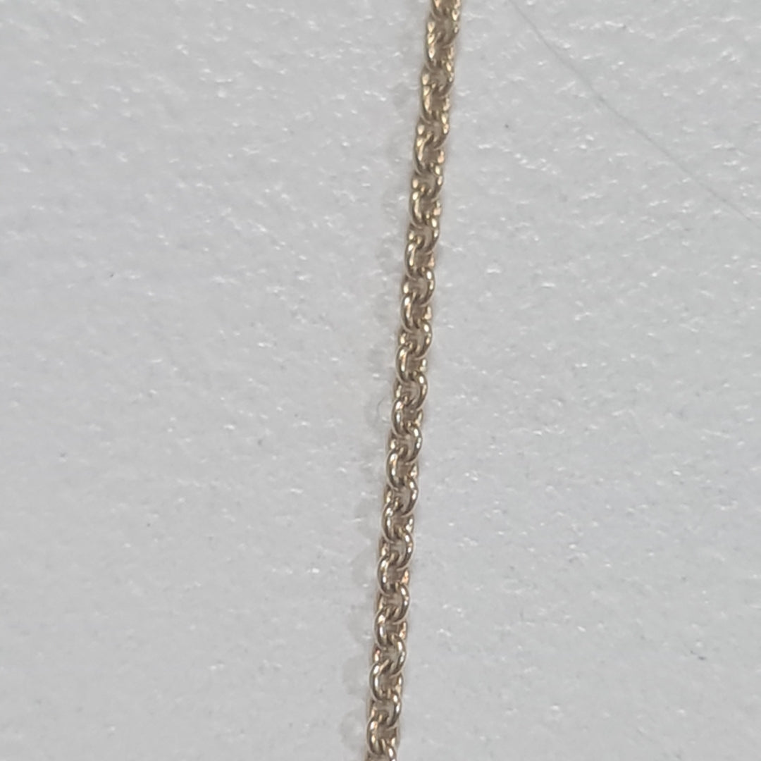CADENA, DIJE ORO 14 K 2.7 GRMS (SEMINUEVO)
