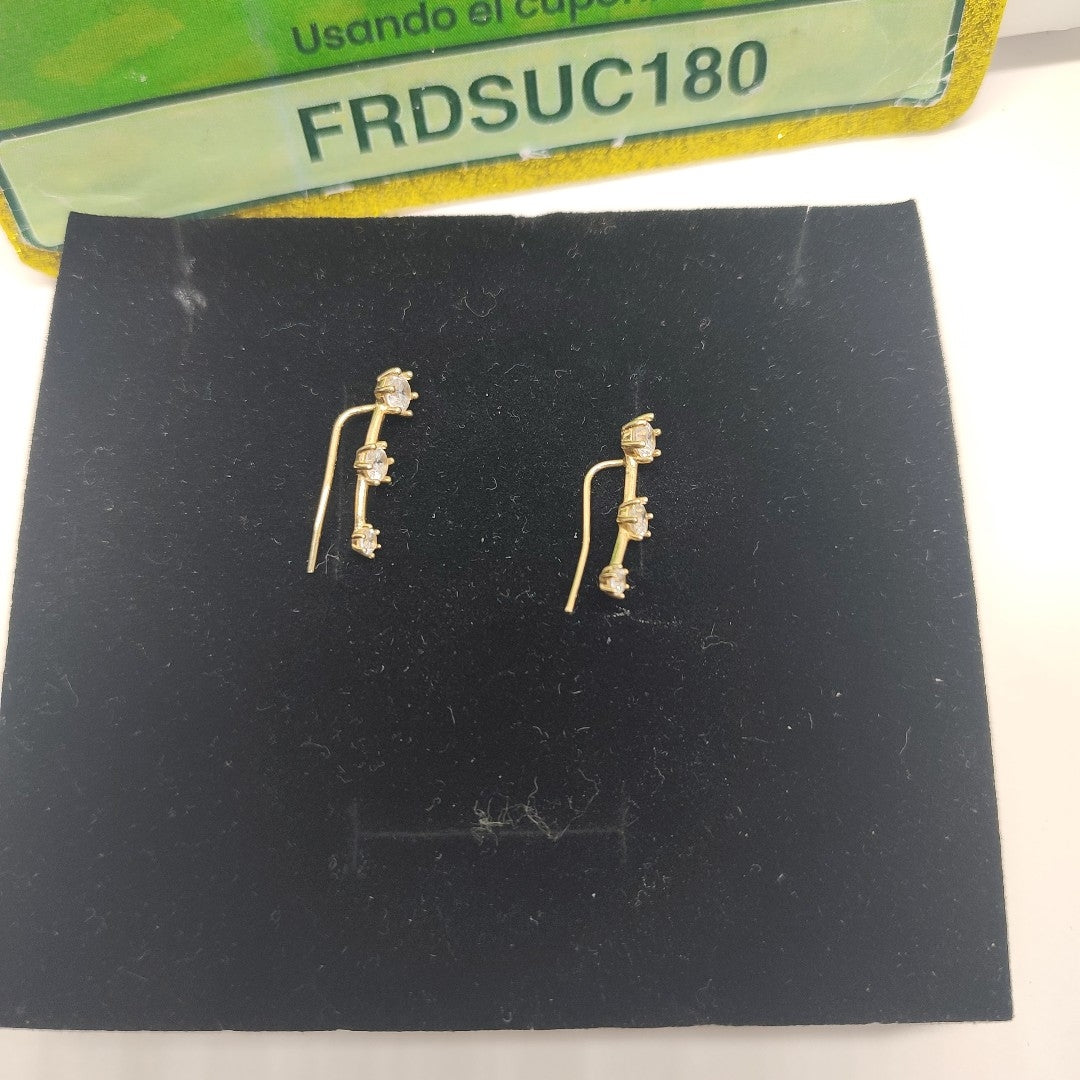 ARETES PAR ORO 10 K 1,50 GRMS (SEMINUEVO)