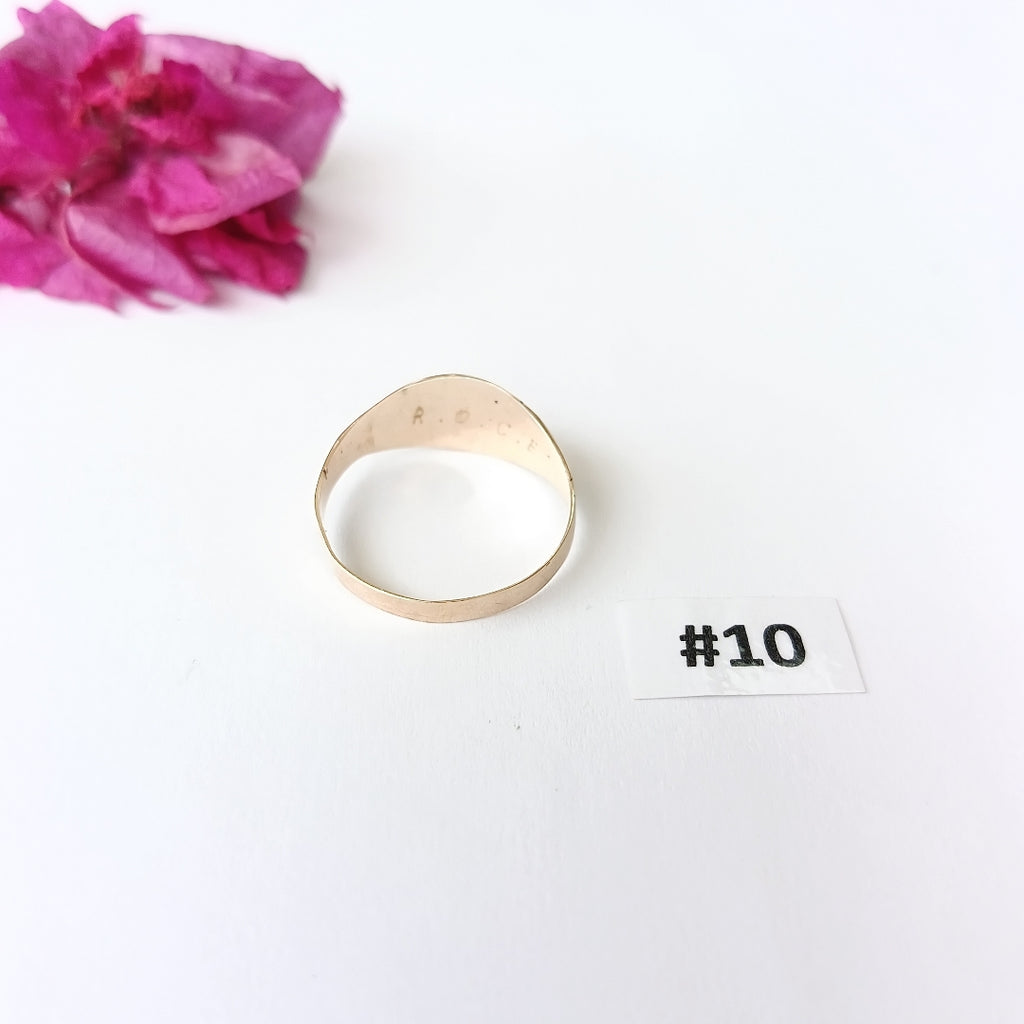 ANILLO DE GRADUACIÓN ORO 10 K 1,70 GRMS (SEMINUEVO)