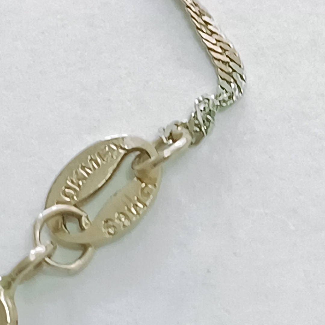 CADENA ORO COMBINADO 10 K 0,90 GRMS (SEMINUEVO)