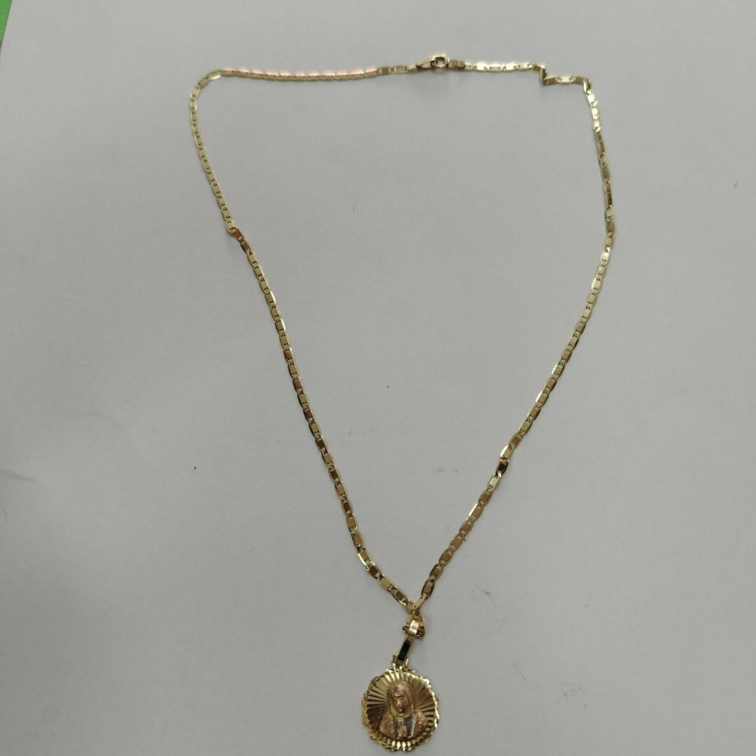 CADENA ORO, ORO COMBINADO 10 K 3.5 GRMS (SEMINUEVO)