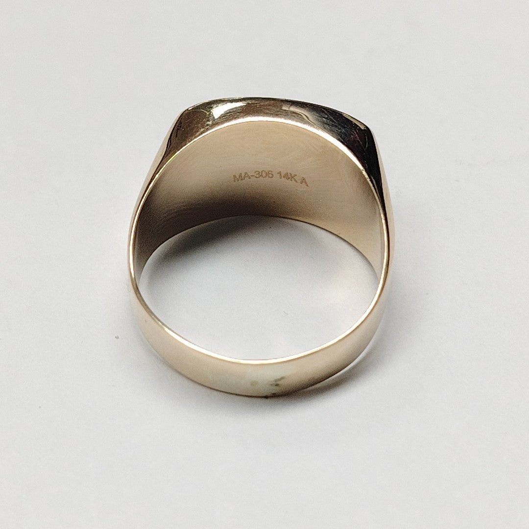 ANILLOS CABALLERO ORO 14K 5.6 (NUEVO)