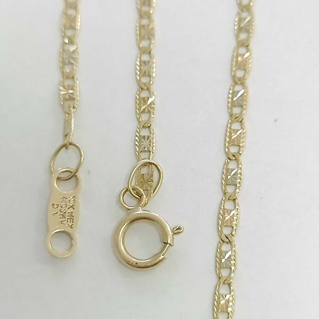 CADENA ORO COMBINADO 10 K 2.3 GRMS (SEMINUEVO)