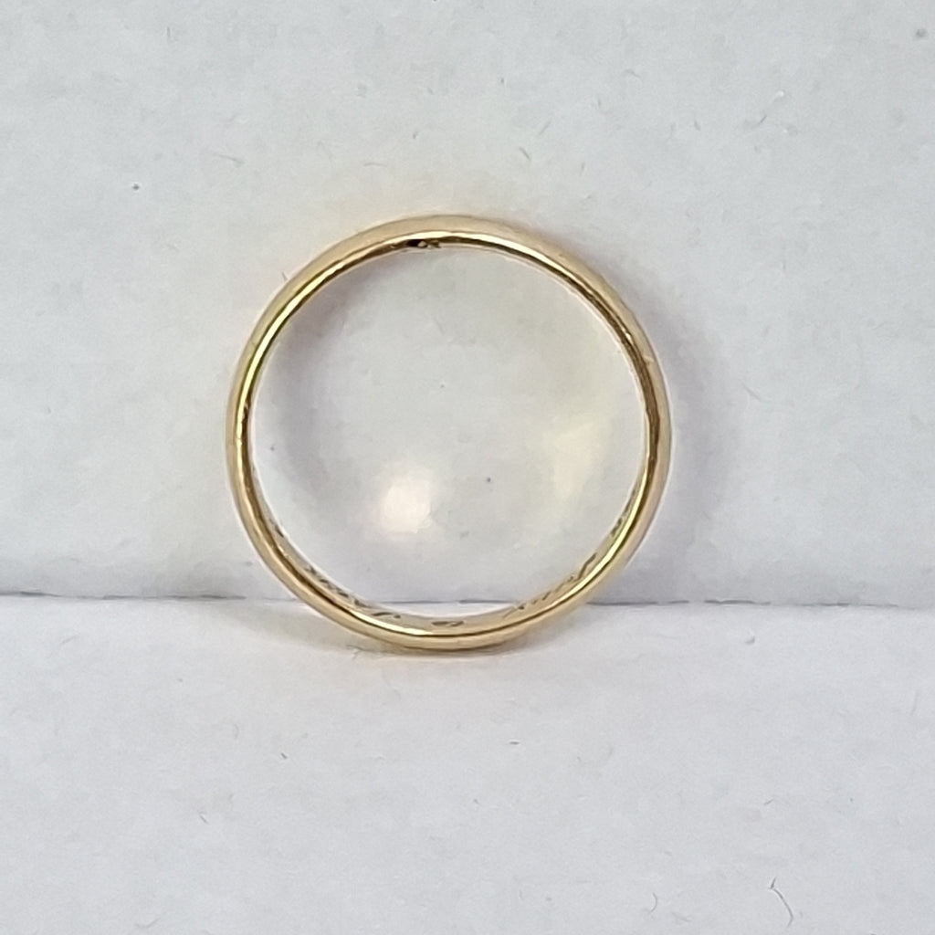 ARGOLLA ORO 14 K 3.2 GRMS (SEMINUEVO)