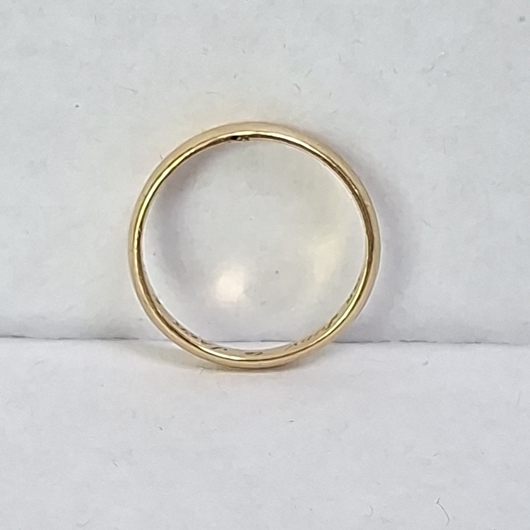 ARGOLLA ORO 14 K 3.2 GRMS (SEMINUEVO)