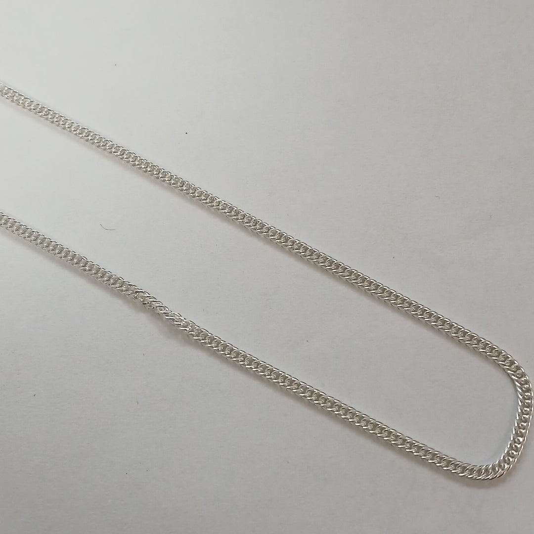 CADENA BARBADA PLATA .925 50 CM 4.22 GR (NUEVO)