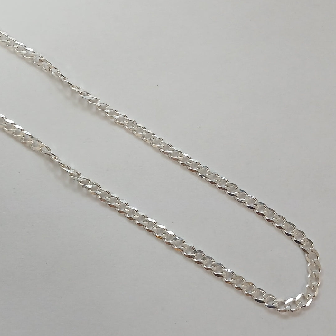 CADENA BARBADA PLATA .925 50 CM 6.92 GR (NUEVO)