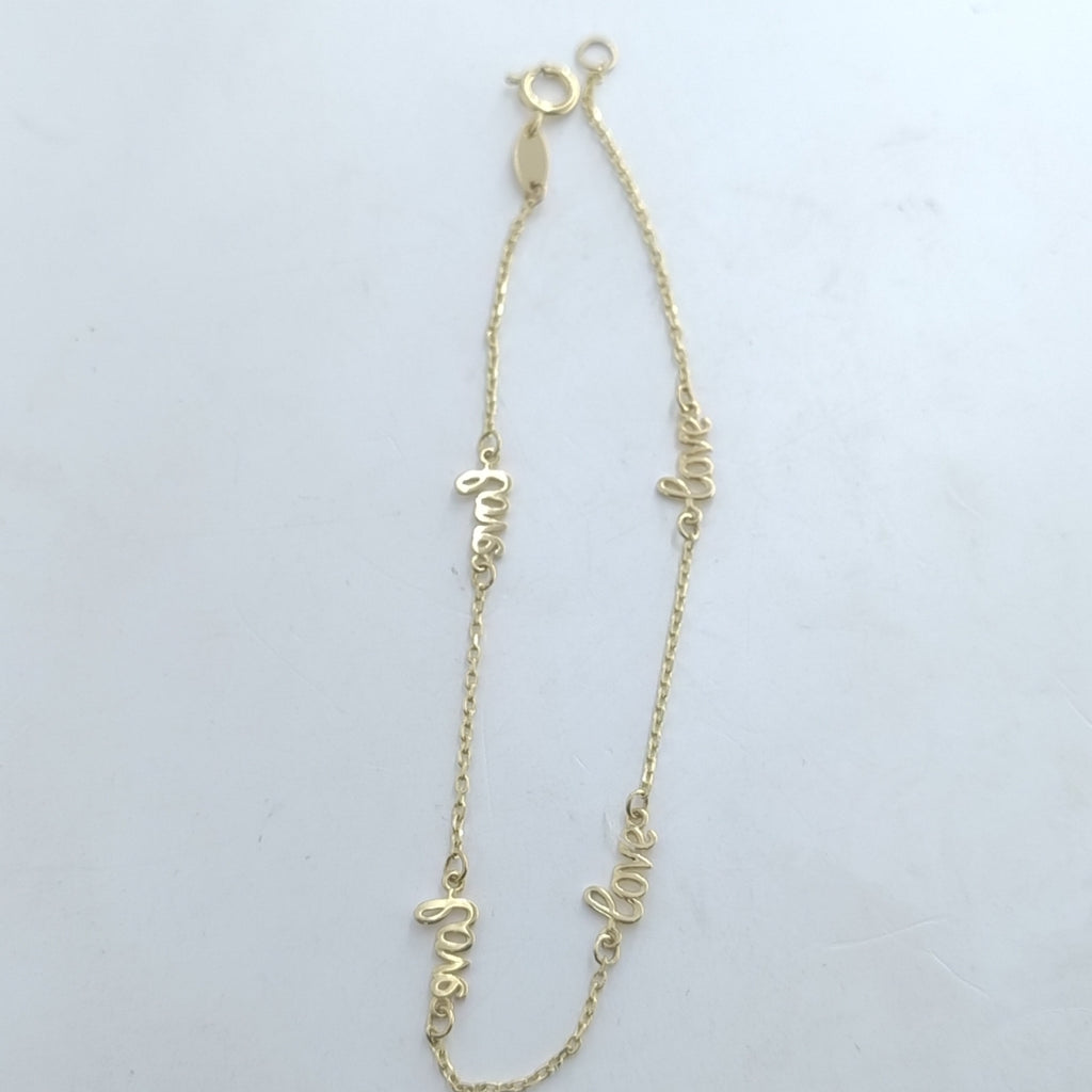 PULSERAS DAMA ORO 14K 1.1 (NUEVO)