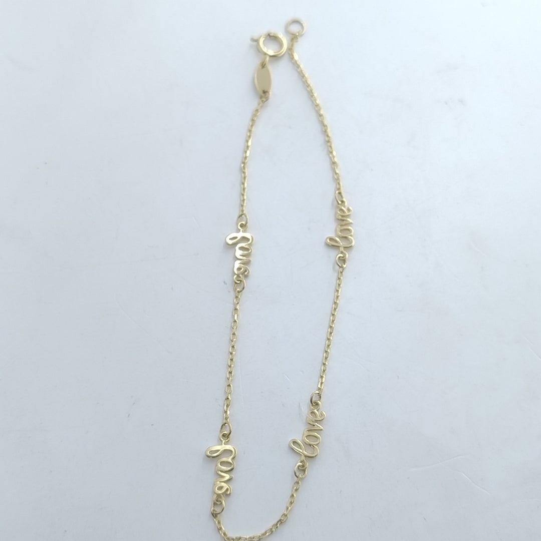 PULSERAS DAMA ORO 14K 1.1 (NUEVO)