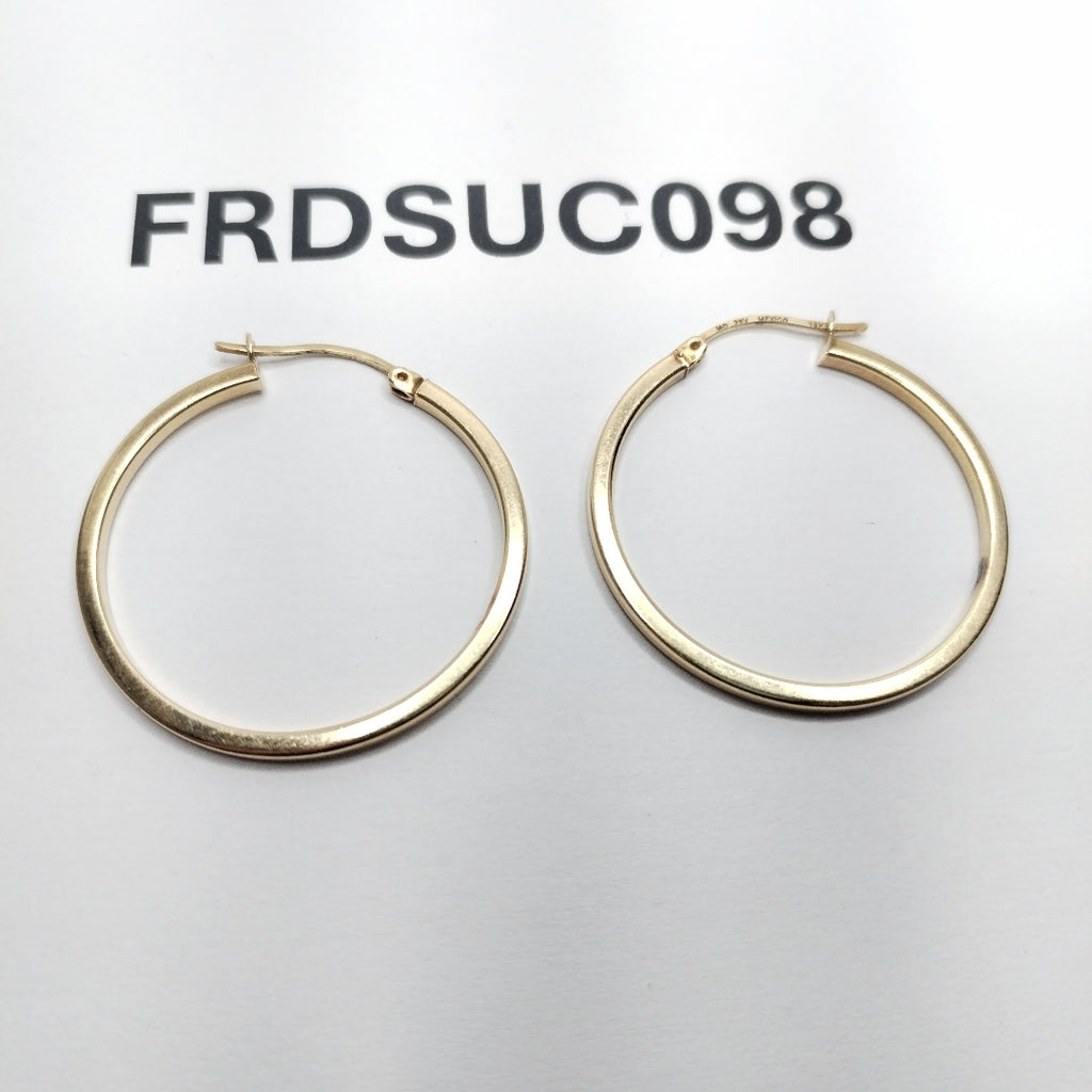 ARRACADAS PAR ORO 14 K 3.7 GRMS (SEMINUEVO)