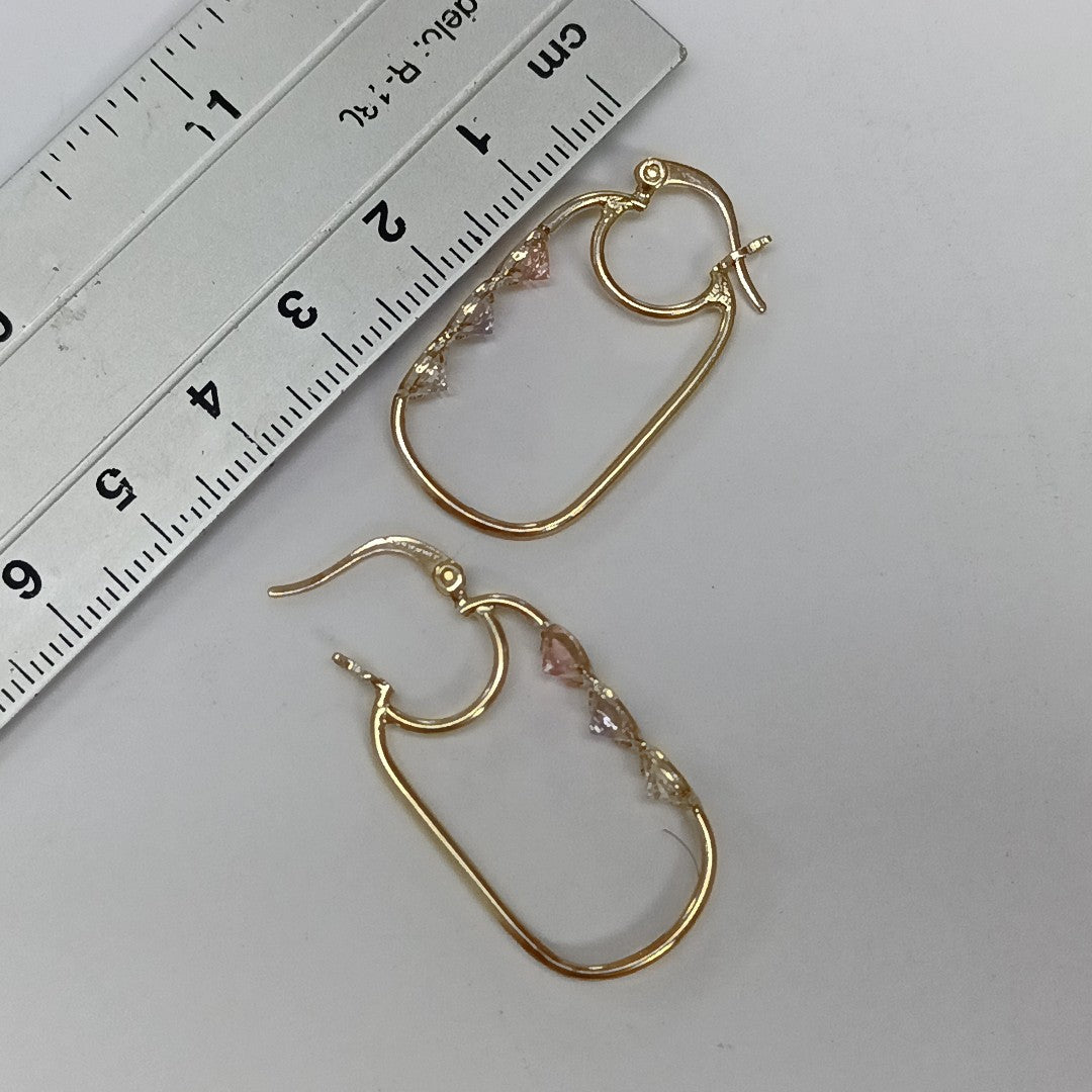 ARETES PAR ORO 8 K 3.6 GRMS (SEMINUEVO)