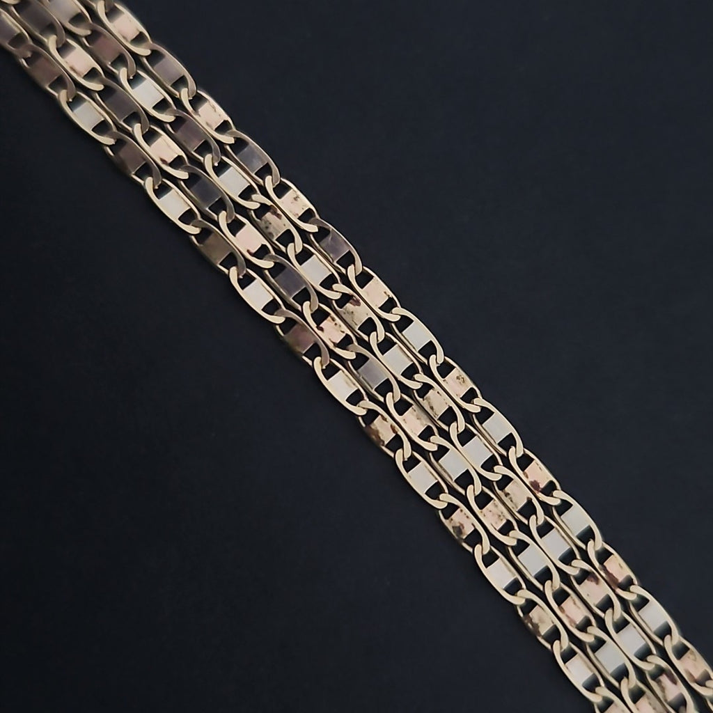 CADENA ORO COMBINADO 8 K 1,30 GRMS (SEMINUEVO)
