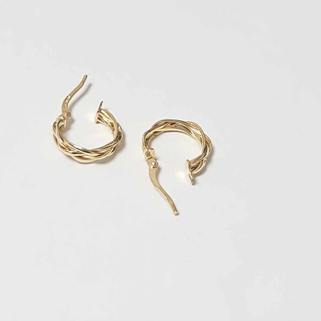 ARRACADAS ORO 14K 1.4 (NUEVO)