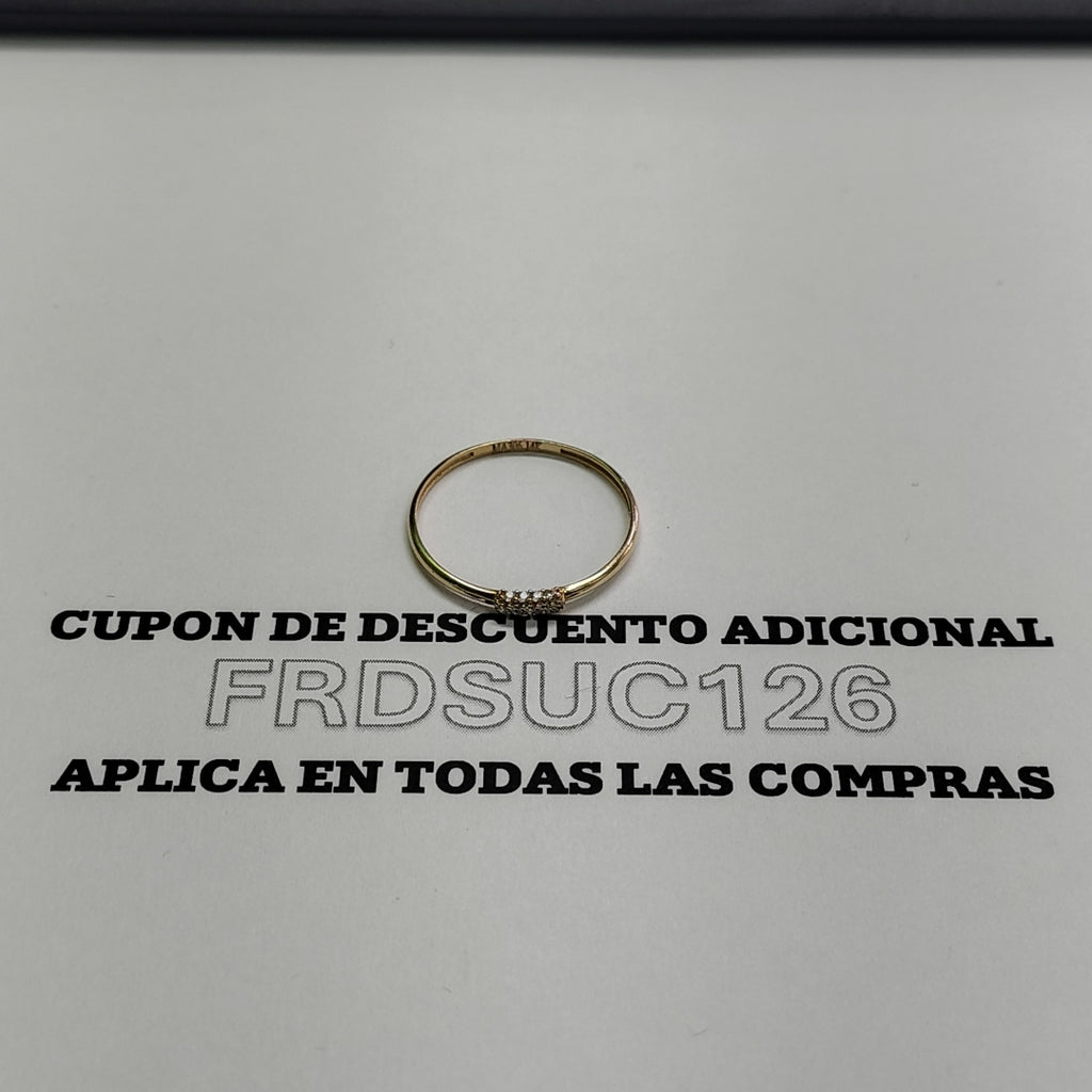 ANILLOS DAMA ORO 14K 0.6 (NUEVO)