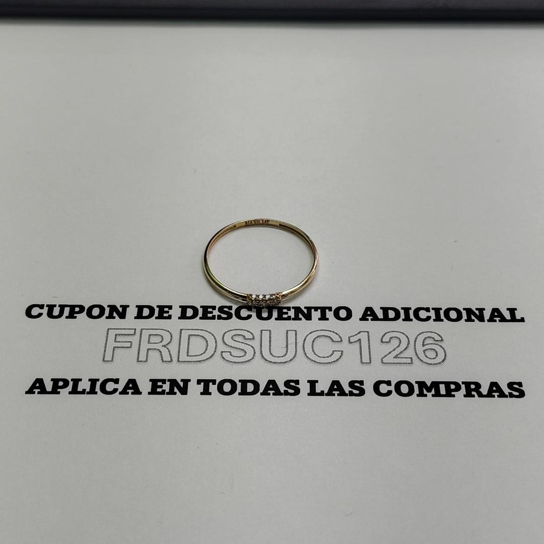 ANILLOS DAMA ORO 14K 0.6 (NUEVO)