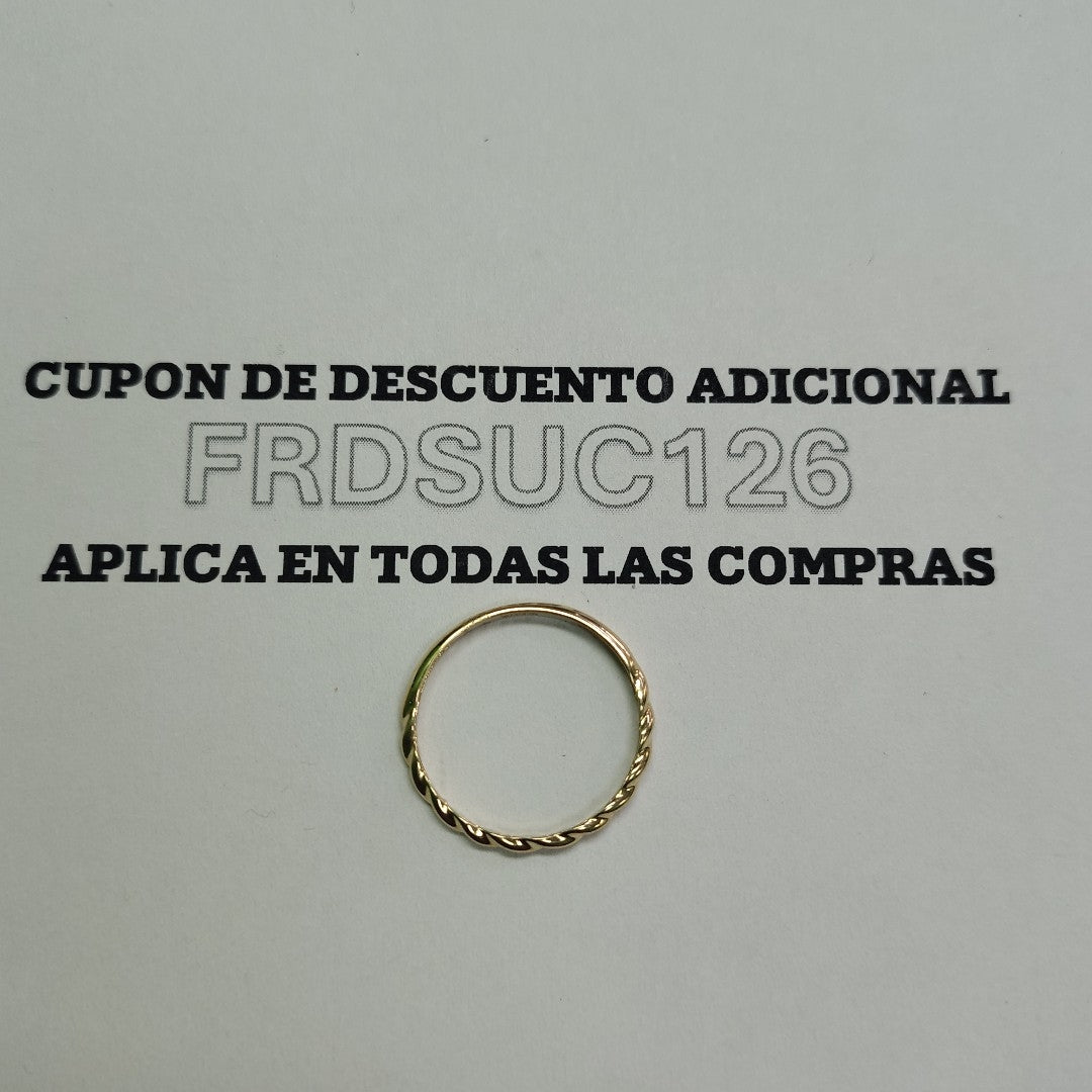 ANILLOS DAMA ORO 14K 0.9 (NUEVO)
