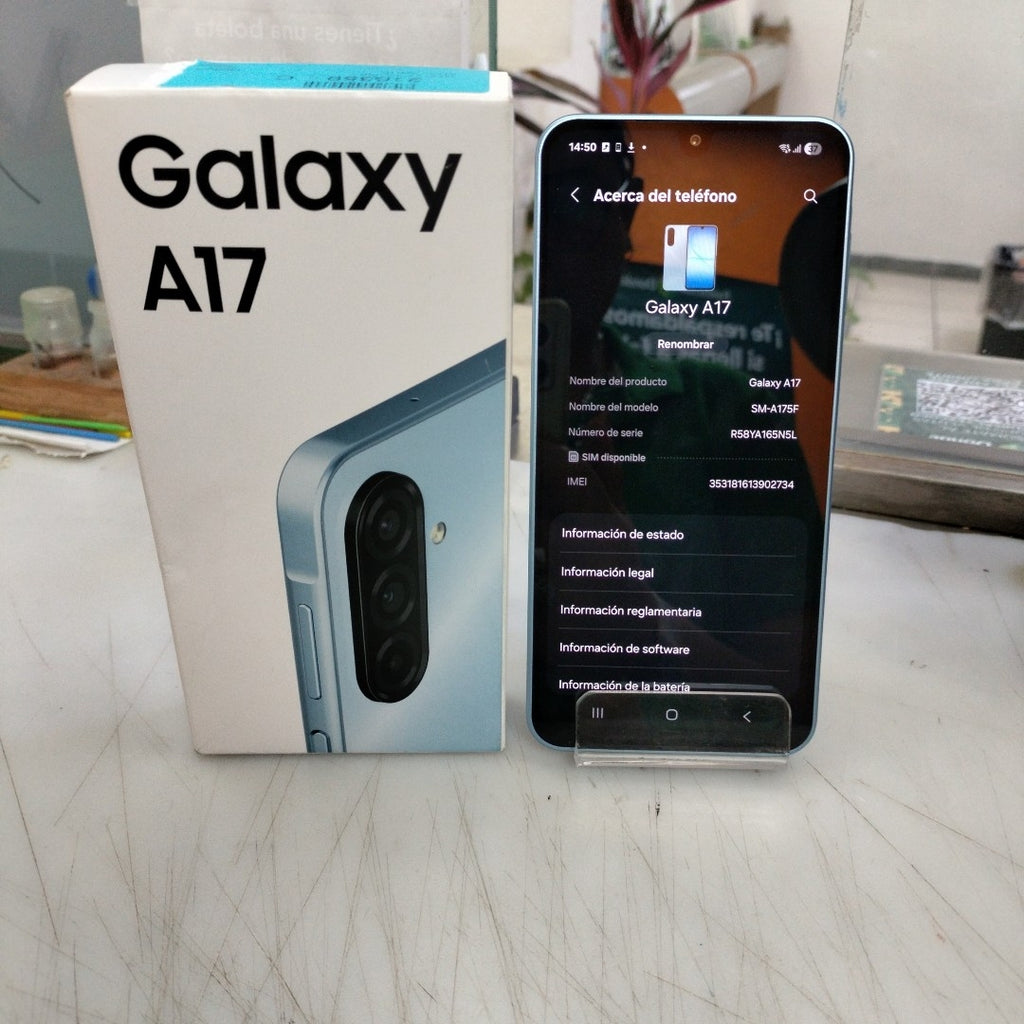 CELULAR SAMSUNG GALAXY A17 SM-A175F (2025) 128 GB 4 GB RAM (SEMINUEVO)
