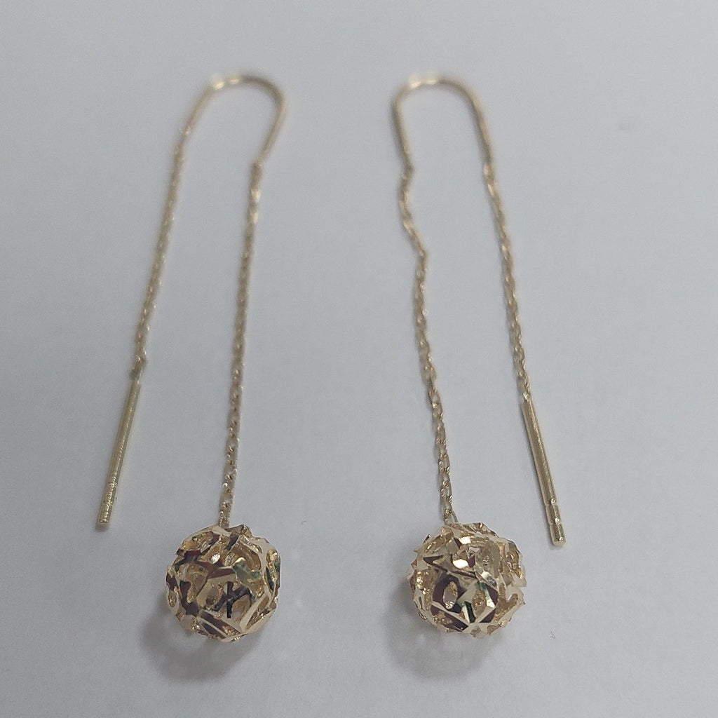 BROQUELES ORO 14K 1.6 (NUEVO)