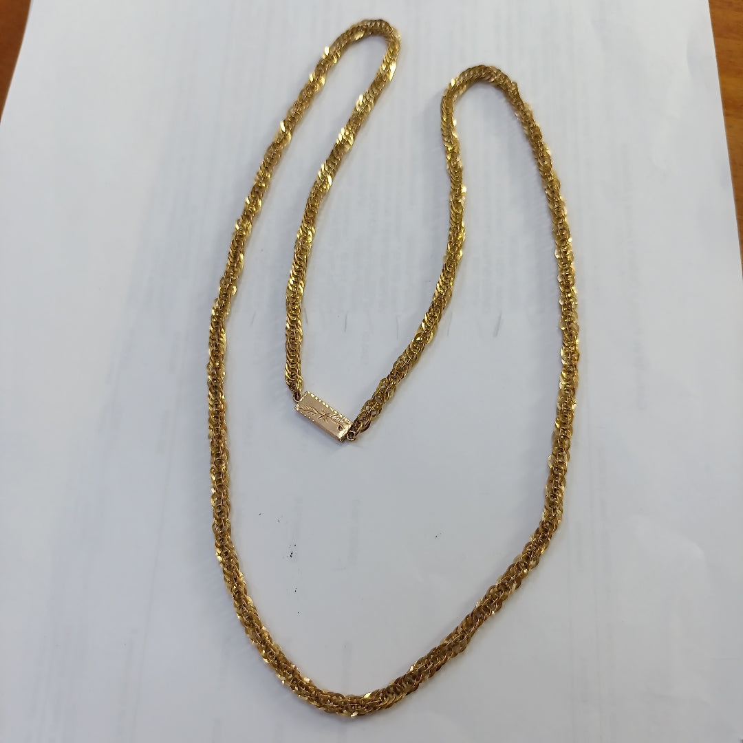 CADENA ORO 10 K 19.6 GRMS (SEMINUEVO)