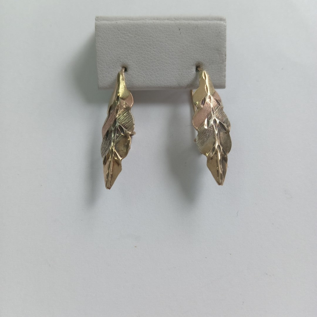 ARETES PAR ORO 10 K 1,50 GRMS (SEMINUEVO)
