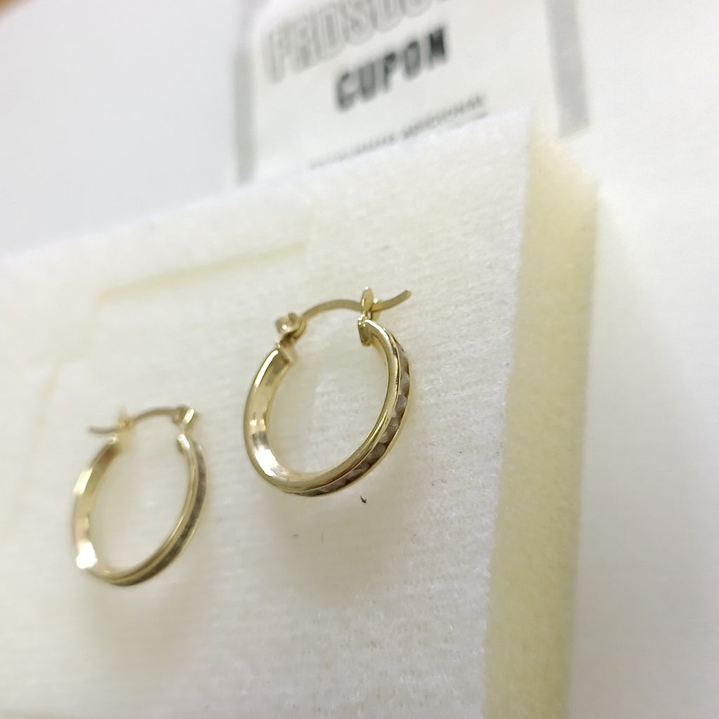 ARETES PAR ORO 10 K 1.8 GRMS (SEMINUEVO)