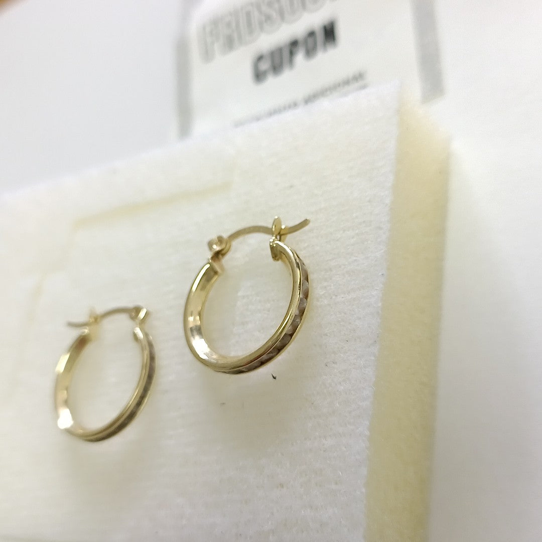 ARETES PAR ORO 10 K 1.8 GRMS (SEMINUEVO)