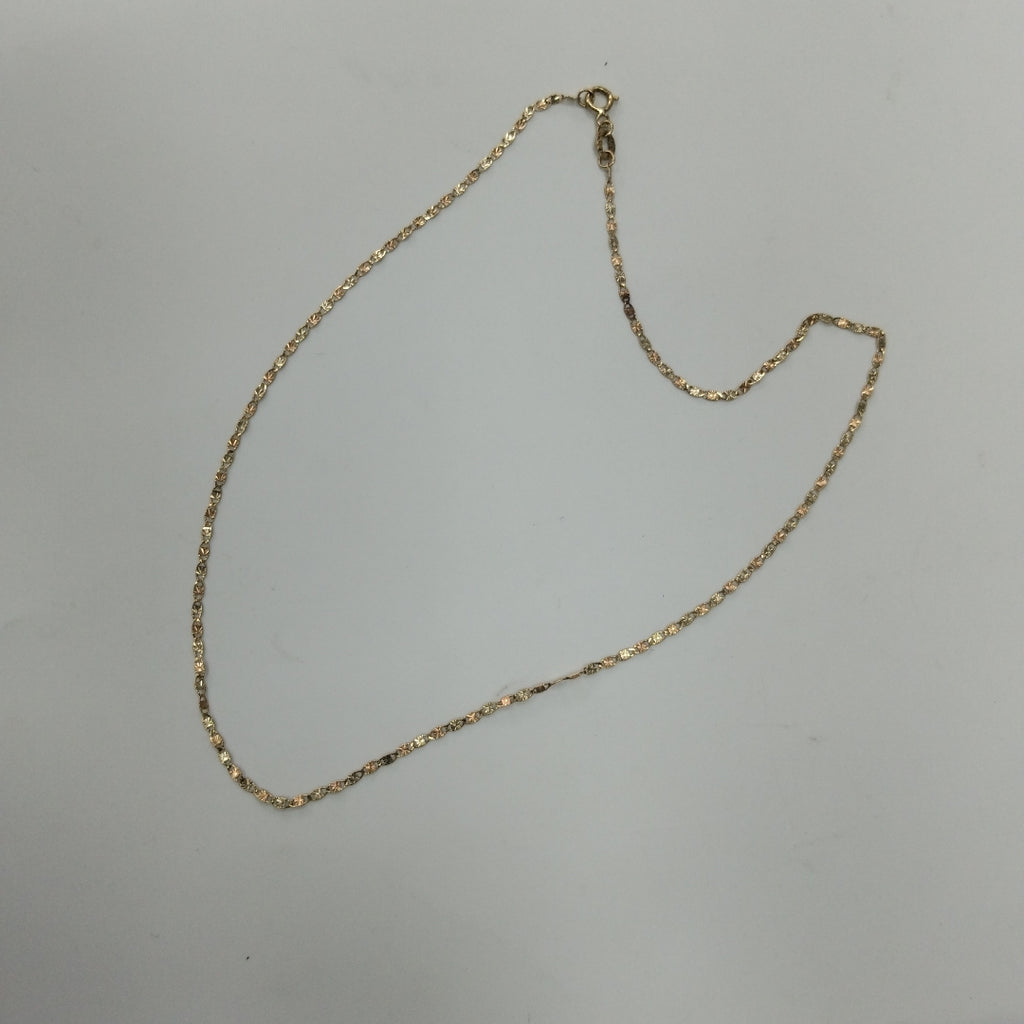 CADENA ORO, ORO COMBINADO 10 K 1.3 GRMS (SEMINUEVO)
