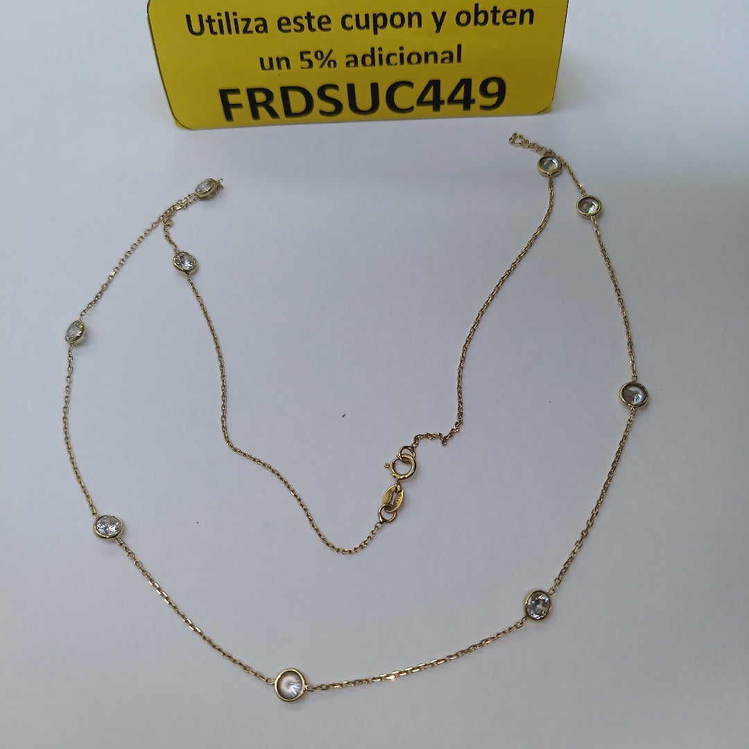 GARGANTILLA ORO 14 K 2.3 GRMS (SEMINUEVO)