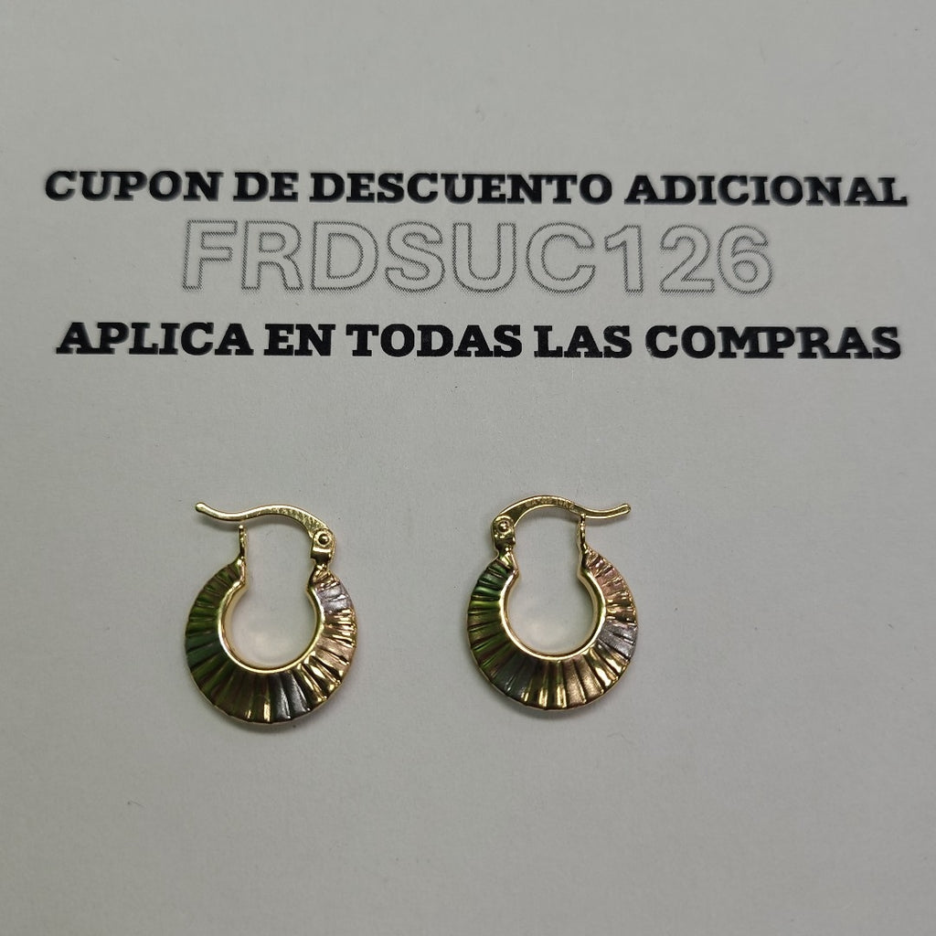 ARRACADAS ORO 14K 1.7 (NUEVO)