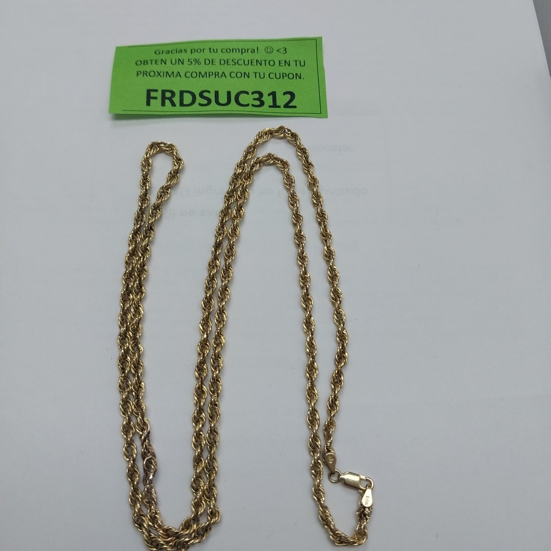 CADENA ORO 10 K 8.8 GRMS (SEMINUEVO)