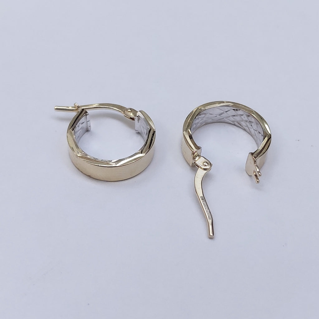 ARRACADAS ORO 14K 1.5 (NUEVO)