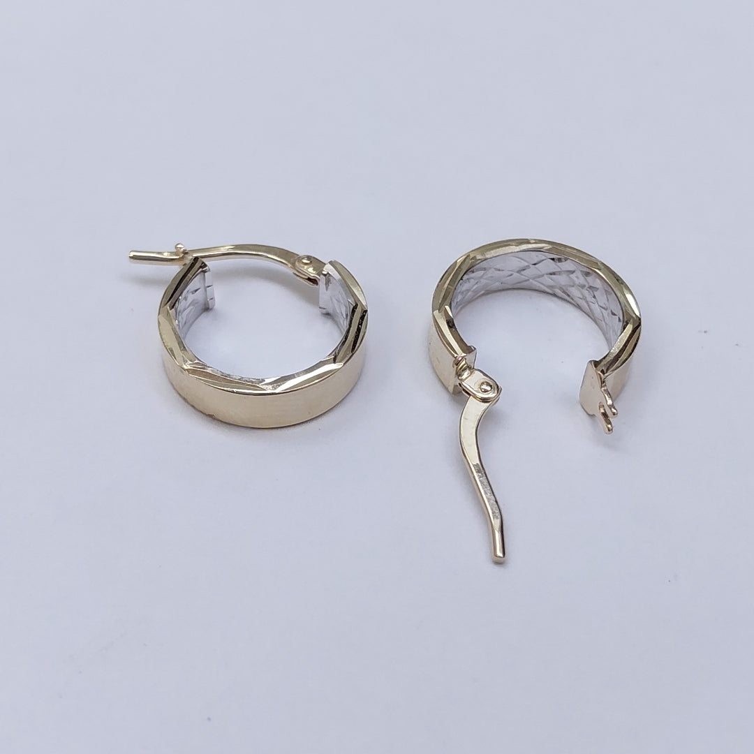 ARRACADAS ORO 14K 1.5 (NUEVO)