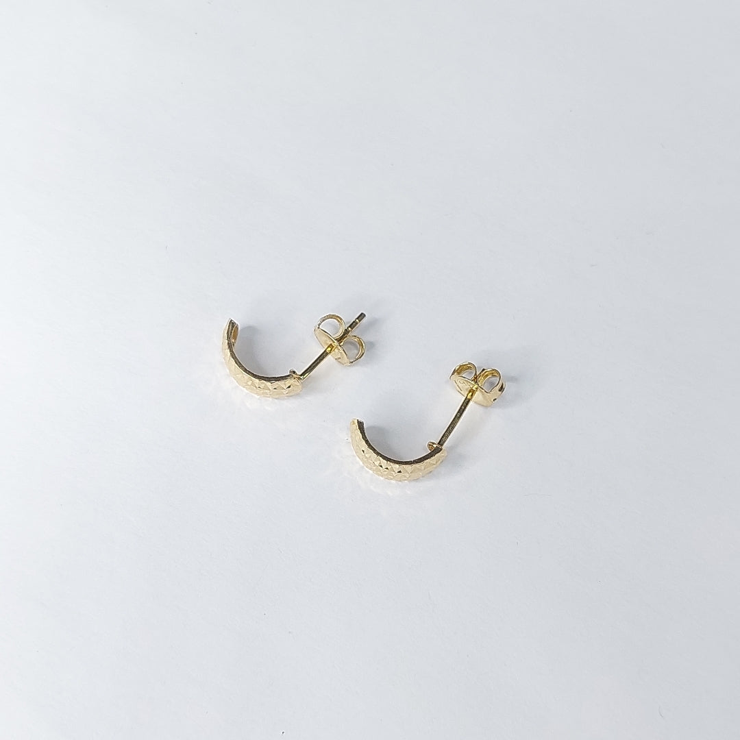 BROQUELES ORO 14K 1.8 (NUEVO)