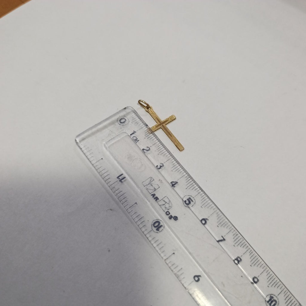 CRUZ, DIJE ORO 14 K 1.1 GRMS (SEMINUEVO)