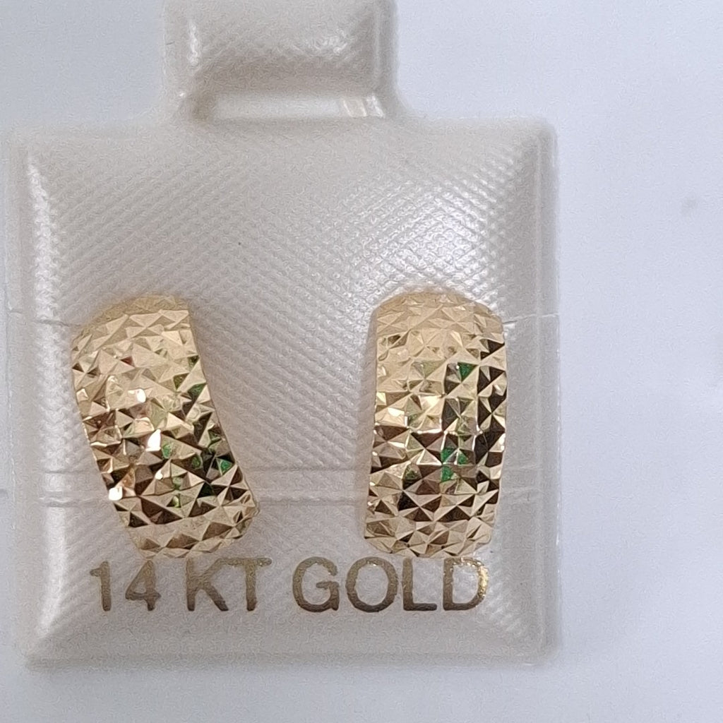 BROQUELES ORO 14K 1.7 (NUEVO)