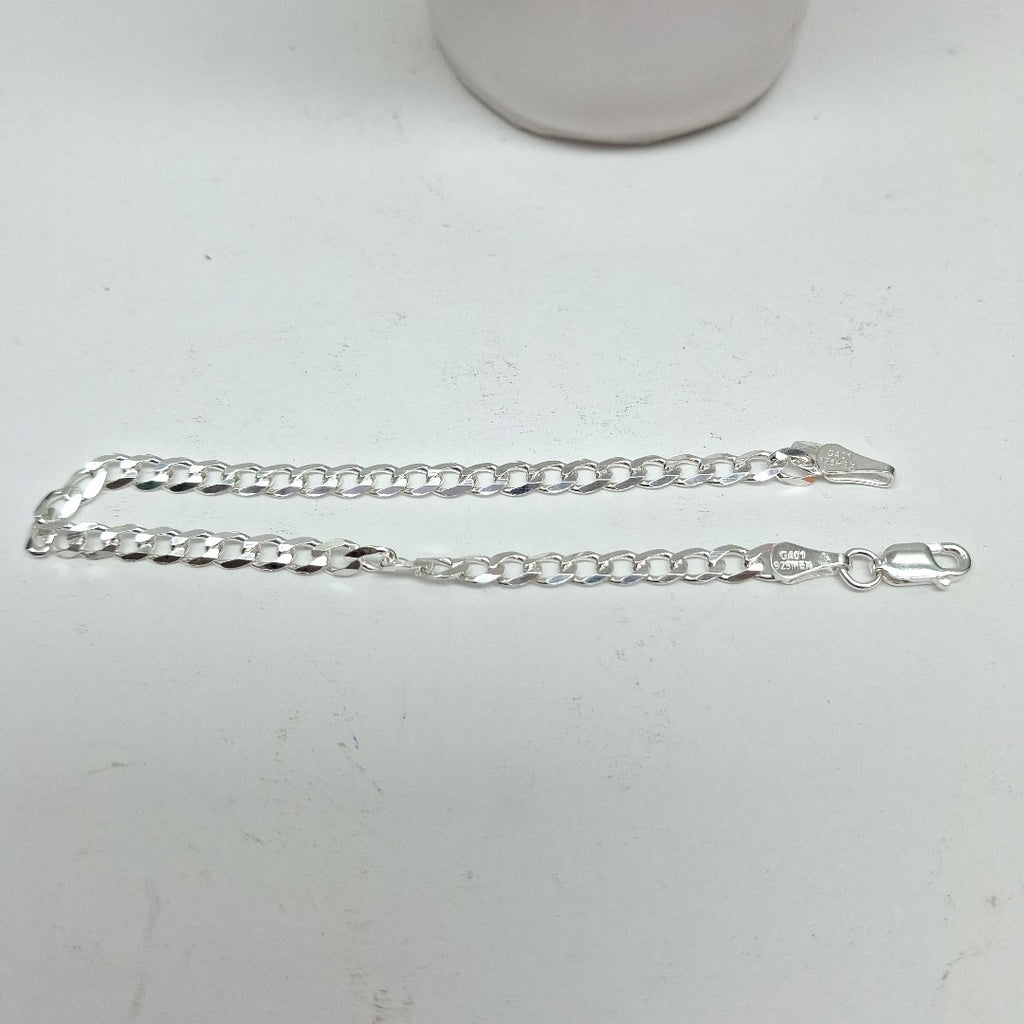PULSERA BARBADA PLATA .925 18 CM 3.93 GR (NUEVO)