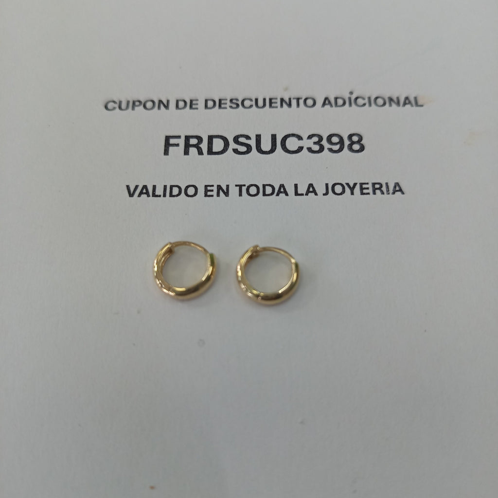HUGGIES ORO 14K 1.2 (NUEVO)