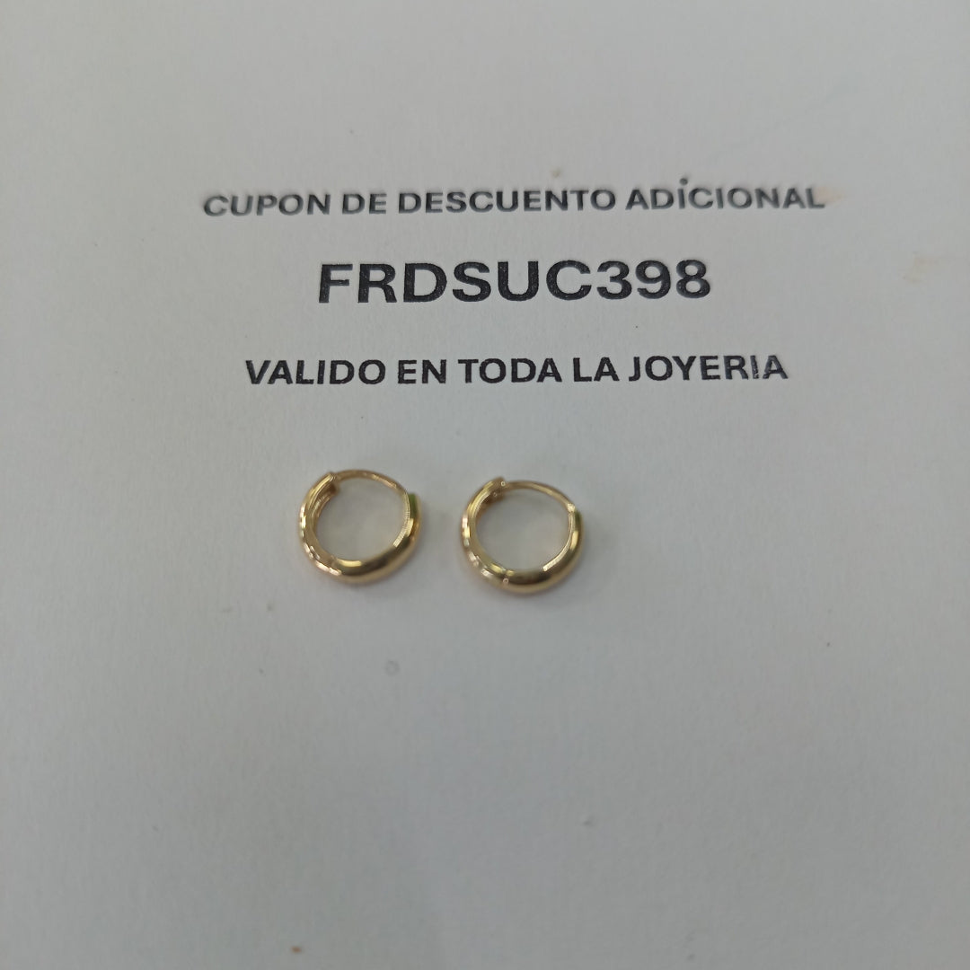 HUGGIES ORO 14K 1.2 (NUEVO)